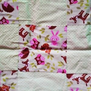 New Handmade Forest Animal Quilt Hedgehog Quilt